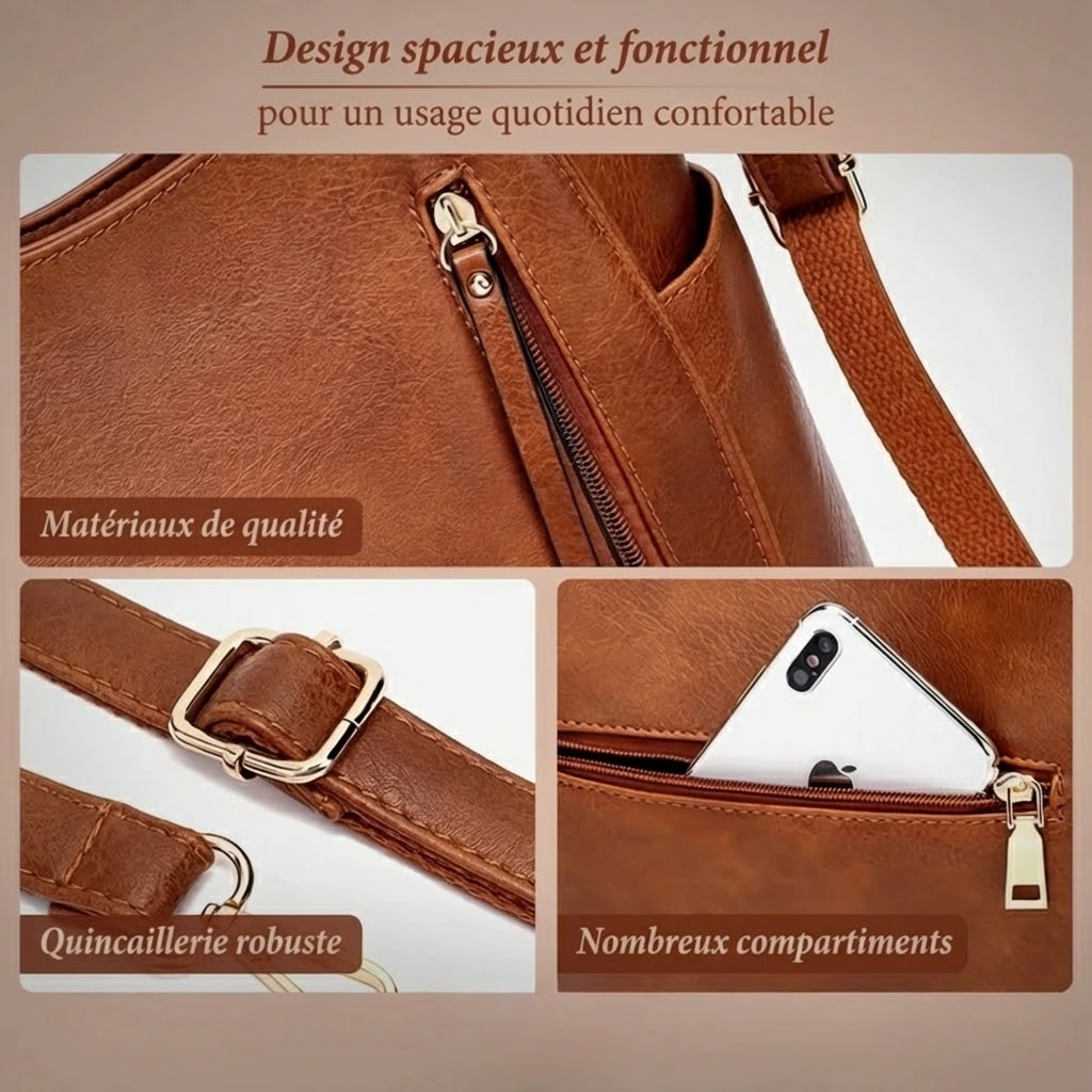 A woman carrying an elegant luxury shoulder bag with a rich finish